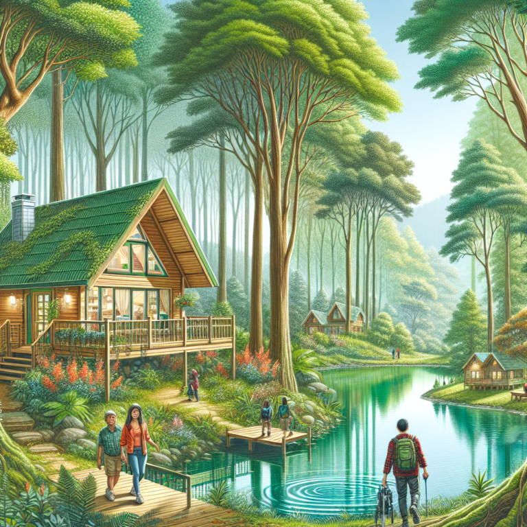 Cabanas e Bangalôs Adaptados: Ecoturismo com Conforto e Natureza