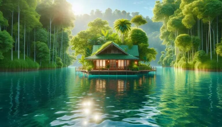 Hospedagens flutuantes e bungalows sobre a água com acessibilidade: experiências únicas