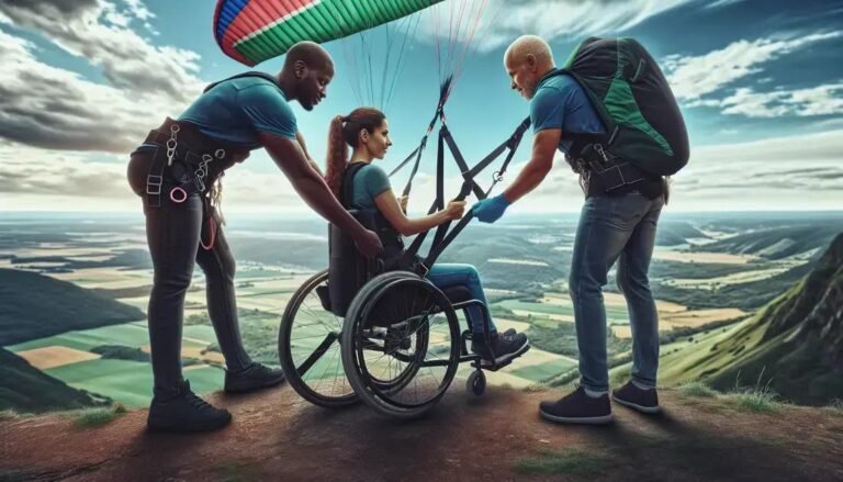 Voo livre e parapente para cadeirantes: desbravando novas alturas