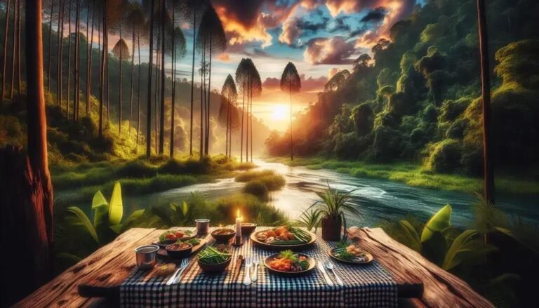 Roteiros gastronômicos acessíveis em destinos de ecoturismo