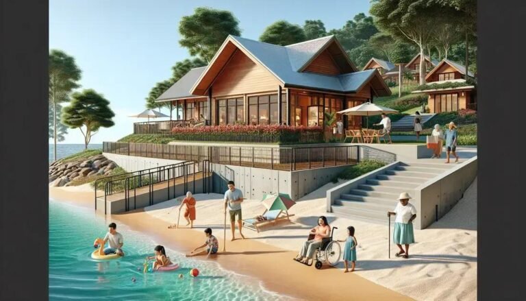 Pousadas de praia com infraestrutura acessível e atendimento inclusivo
